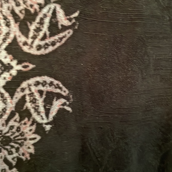 Free People black floral lace-back jumpsuit - Picture 6 of 6